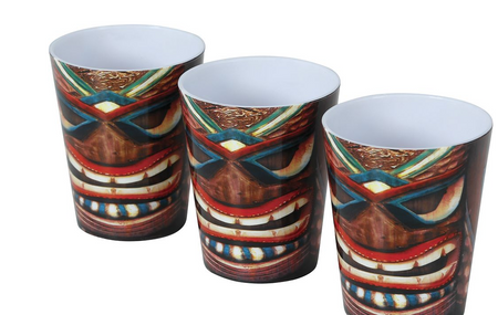 KIELISZKI DO WÓDKI HAWAJSKIE 3 SZT