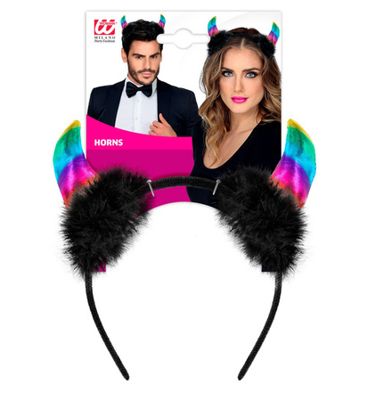 OPASKA ROGI DIABŁA TĘCZOWE