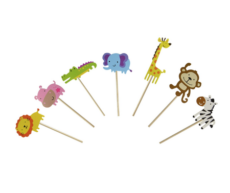 PIKERRY ZWIERZAKI SAFARI 7 SZT 12 CM