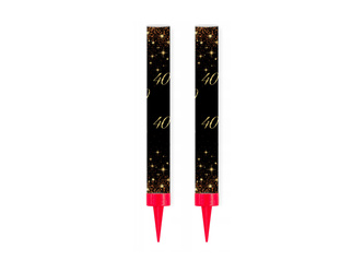 RACA SPARKLING 40 URODZINY 2 SZT