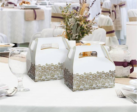 PUDEŁKA NA CIASTO 20X10X10 CM 6 SZT