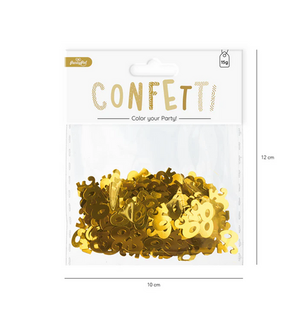 KONFETTI FOLIOWE 30 URODZINY 15G