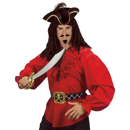 KOSZULA PIRATA CZERWONA