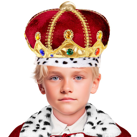 KORONA DZIECIĘCA KRÓLA KRÓLOWEJ 