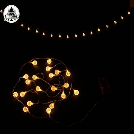 LAMPKI CHOINKOWE 20 LED BUBBLE 2M
