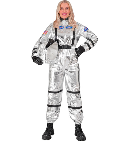STRÓJ SREBRNY ASTRONAUTA DAMSKI