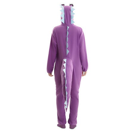 STRÓJ KOMBINEZON FIOLETOWY SMOK