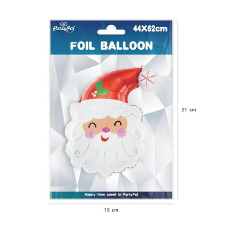 BALON FOLIOWY ŚWIĘTY MIKOŁAJ 62 x 42 cm