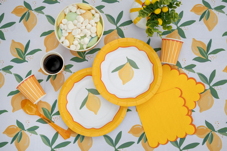 SERWETKI KOKTAJLOWE ŻÓŁTE 25 CM 12 SZT 