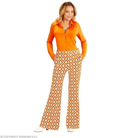 SPODNIE DAMSKIE W ROMBY