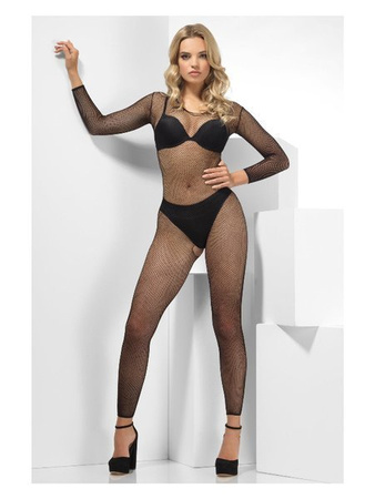 Kombinezon siatka, kabaretka, bielizna, dopasowany