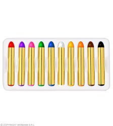 KREDKI DO MALOWANIA TWARZY 10 SZT