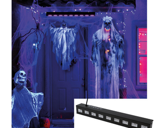 LAMPA ULTRAFIOLETOWA Z 9 ŻARÓWKAMI UV