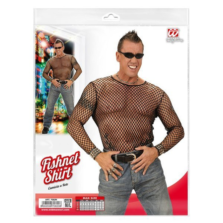 BLUZKA Z CZARNEJ SIATECZKI