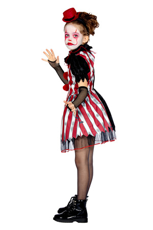 STRÓJ DZIECIĘCY CZERWONY KLAUN 