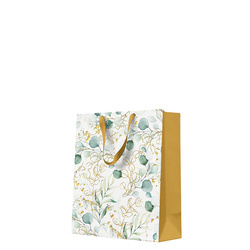 TORBA PREZENTOWA EUKALIPTUS 20X25X10 CM