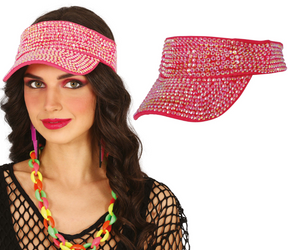 DASZEK NA GŁOWĘ LATA 80 RÓŻOWY