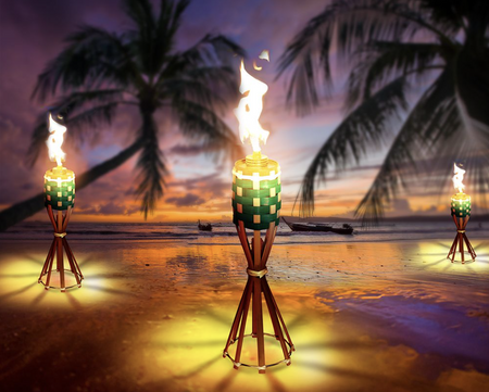 BAMBUSOWA POCHODNIA 25 CM 