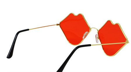 OKULARY CZERWONE USTA DLA DOROSŁYCH