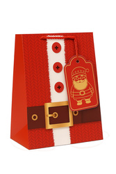 TOREBKA PREZENTOWA ŚWIĄTECZNA 3D ZAWIESZKA MIKOŁAJ 26 X 32 X 10 CM