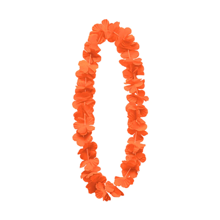 NASZYJNIK HAWAJSKI POMARAŃCZOWY