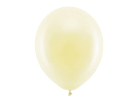 BALONY RAINBOW 30CM PASTELOWE KREMOWE 100 SZT