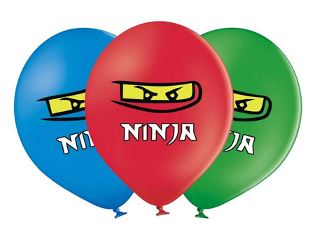 BALONY LATEKSOWE NINJA NINJAGO 6 SZT