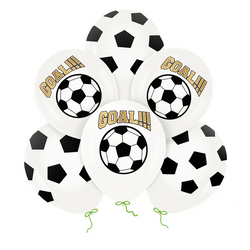 BALONY LATEKSOWE PIŁKA NOŻNA 12 CALI 6 SZTUK