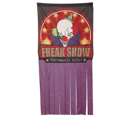 DEKORACJA KURTYNA KLAUN