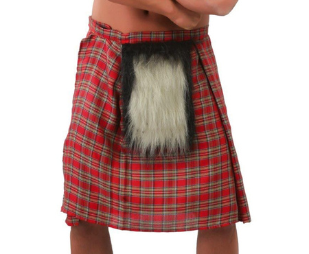 SZKOCKA SPÓDNICA KILT CZERWONA