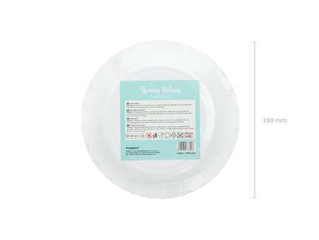 TALERZYKI MIĘTOWE 18 cm