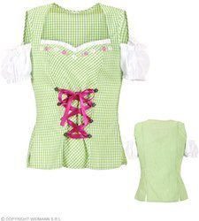 KOSZULA BAWARSKA ZIELONA