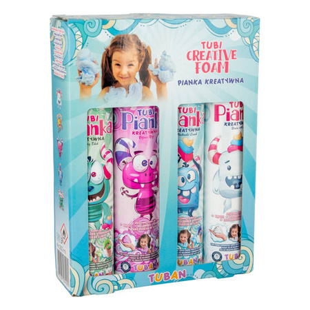 ZESTAW TUBI PIANEK MIX 4 x 200 ML