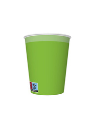 KUBECZKI PAPIEROWE ZIELONE 250 ML