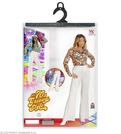 SPODNIE DAMSKIE BIAŁE