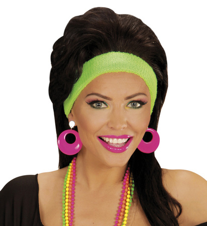 KOLCZYKI KLIPSY RÓŻOWE DISCO