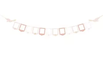 GIRLANDA NA ZDJĘCIA RÓŻOWY 3 M