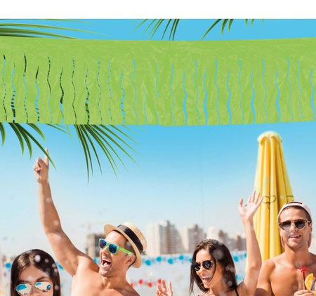 GIRLANDA ZIELONA PLASTIKOWA 250 X 15,5 CM