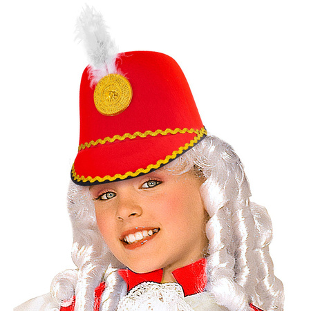 CZAPKA MAŻORETKI CZERWONA