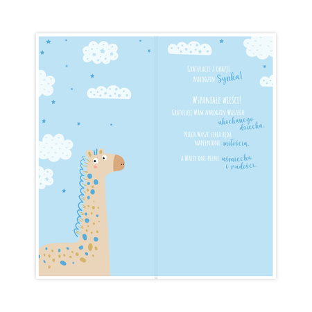 KARTKA NARODZINY CHŁOPCA