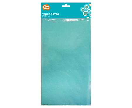 OBRUS PAPIEROWY NIEBIESKI 132x183 cm