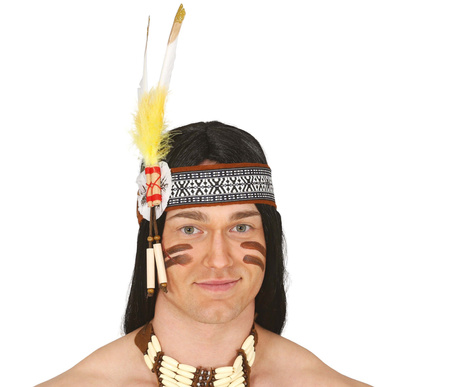 OPASKA INDIANINA Z PIÓRAMI