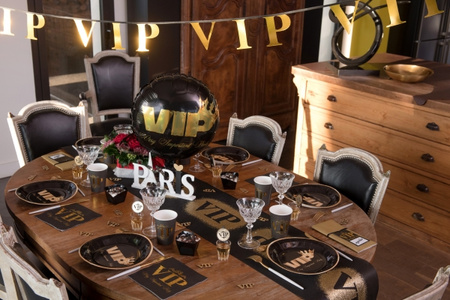 BANER PAPIEROWY ZŁOTY VIP 250 CM