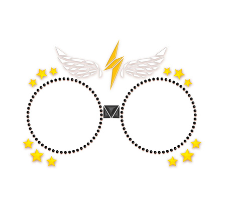 NAKLEJKI NA TWARZ CZARODZIEJKA