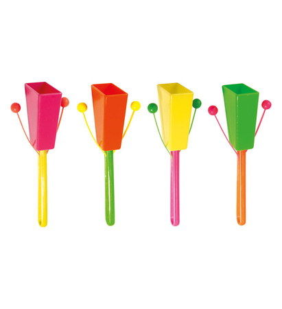Pk 24 "CUP CLAPPERS" bulk - colors ass.