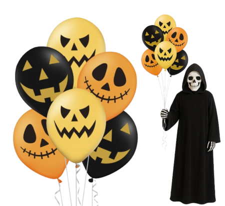 BALONY LATEKSOWE 12" HALLOWEEN 6 SZT.