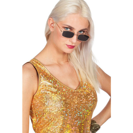 SUKIENKA ZŁOTA METALIK DISCO 