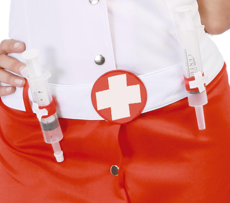 PASEK PIELĘGNIARKI ZE STRZYKAWKAMI