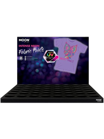 Intensywne farbki do materiału,świecą w świetle UV