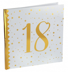 KSIĘGA GOŚCI 18 URODZINY 24 X 24 CM